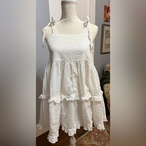 aerie White Swimsuit Cover Up